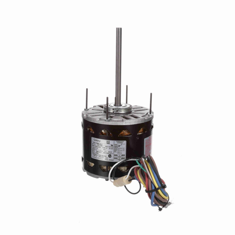 FDL1034 Century Motor 1/3HP 1625RPM 48Y OPEN 115 Volt1 Phase - Square One Electric Motors & Pumps