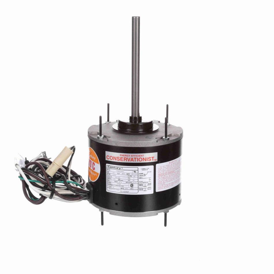 FE1026SF Century Motor 1/4HP 1075RPM 48 ENCLOSED 208 - 230 Volt 1 Phase - Square One Electric Motors & Pumps