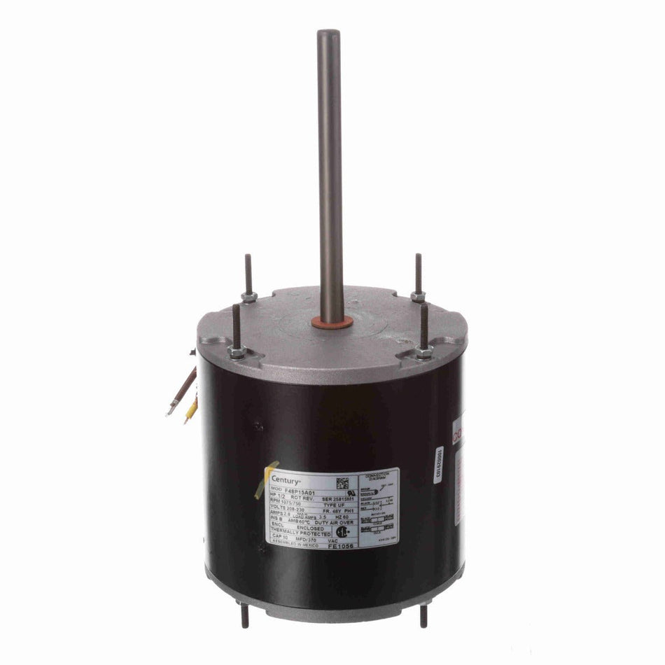 FE1056 Century Motor 1/2HP 1075/750RPM 48Y ENCLOSED 208 - 230 Volt 1 Phase - Square One Electric Motors & Pumps