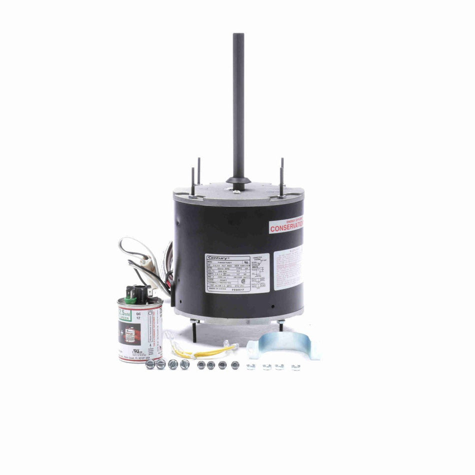 FE6001F Century Motor 1/3 - 1/5HP 825RPM 48Y ENC 208 - 230 Volt 1 Phase - Square One Electric Motors & Pumps
