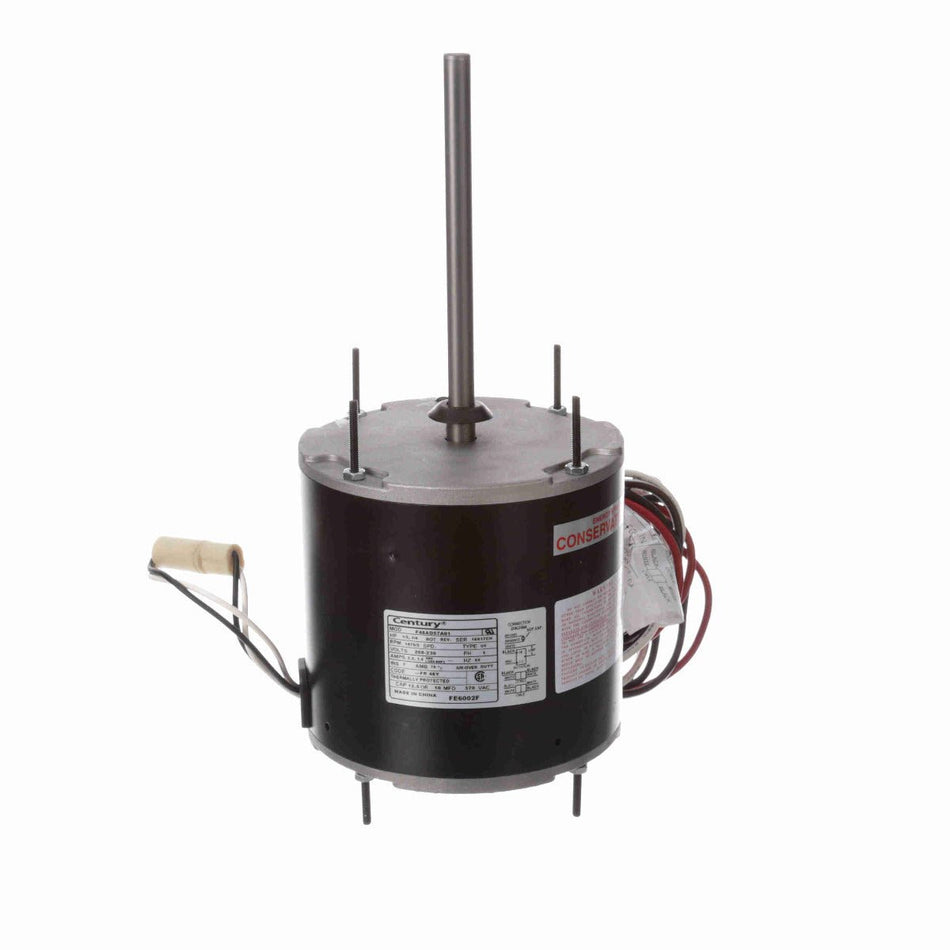 FE6002F Century Motor 1/2 - 1/4HP 1075RPM 48Y ENCLOSED 208 - 230 Volt 1 Phase - Square One Electric Motors & Pumps