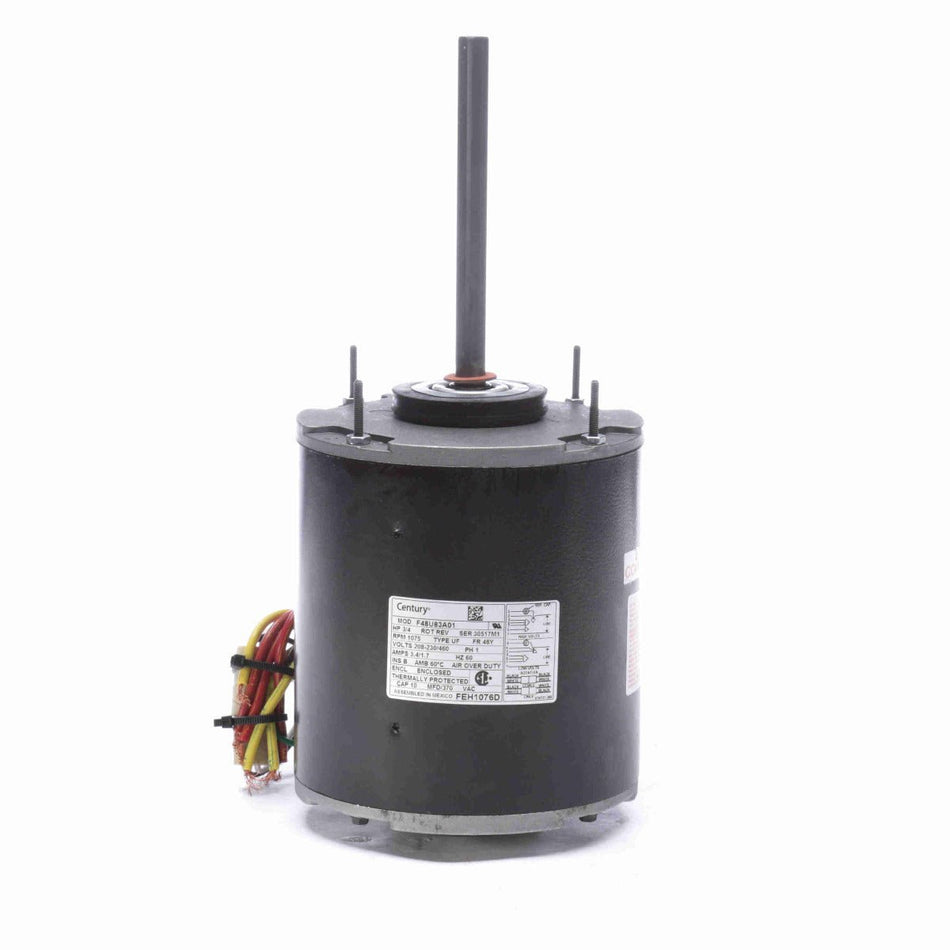 FEH1076D Century Motor 3/4HP 1075RPM 48Y ENCLOSED 208 - 230/460 Volt 1 Phase - Square One Electric Motors & Pumps