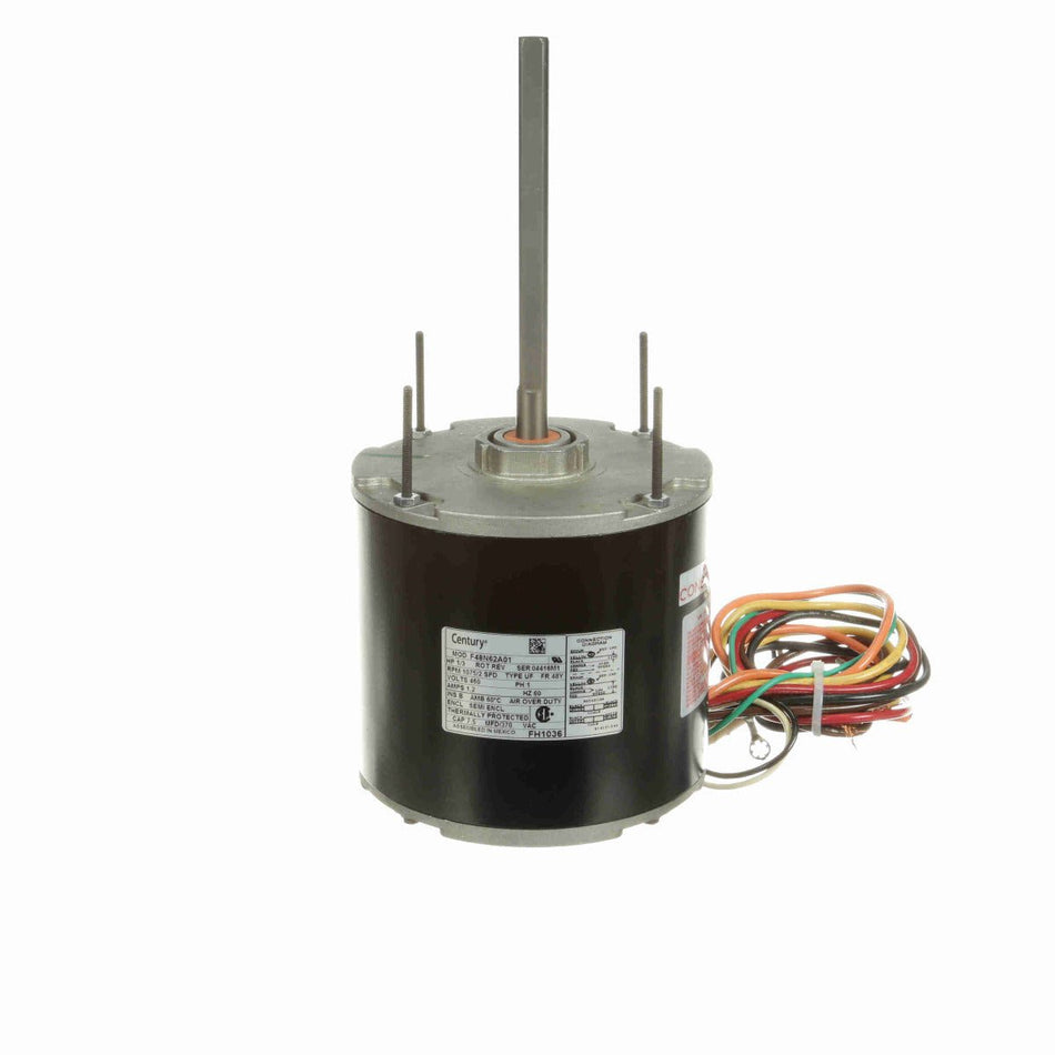 FEH1036SF Century Motor 1/3HP 1075RPM 48 SEMI ENCL 460 Volt 1 Phase - Square One Electric Motors & Pumps