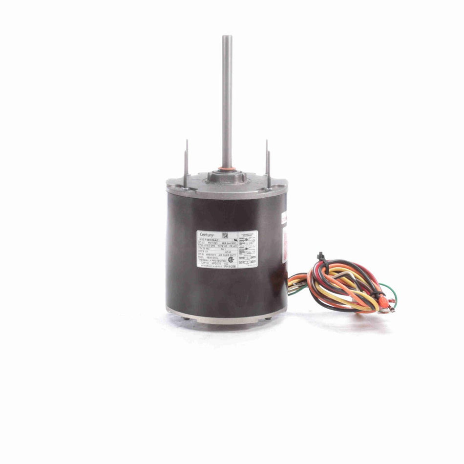 FH1056 Century Motor 1/2HP 1075RPM 48Y SEMI ENCL 460 Volt 1 Phase - Square One Electric Motors & Pumps