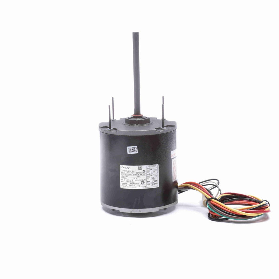 FH1076 Century Motor 3/4HP 1075RPM 48Y SEMI ENCL 460 Volt 1 Phase - Square One Electric Motors & Pumps