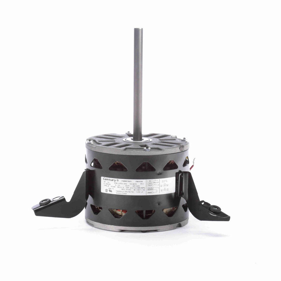 FM1036 Century Motor 1/3HP 1075RPM 48Y OPEN 208 - 230 Volt 1 Phase - Square One Electric Motors & Pumps