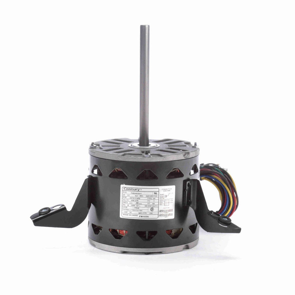 FM1056 Century Motor 1/2HP 1075RPM 48Y OPEN 208 - 230 Volt 1 Phase - Square One Electric Motors & Pumps