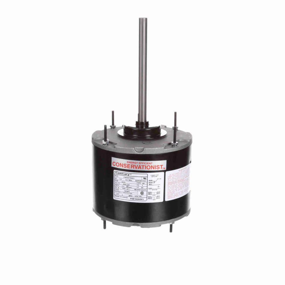 FSE1026SV1 Century Motor 1/4HP 1075RPM 48 ENCLOSED 208 - 230 Volt 1 Phase - Square One Electric Motors & Pumps