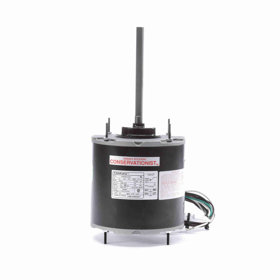 FSE1056SV1 Century Motor 1/2HP 1075RPM 48 ENC 208 - 230 Volt 1 Phase - Square One Electric Motors & Pumps