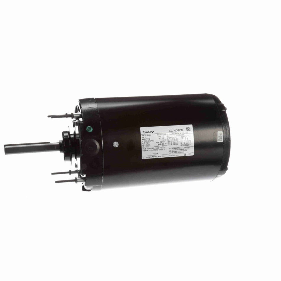 FY3106 Century Motor 1HP 1140RPM 56Y TEAO 200 - 230/460 Volt 3 Phase - Square One Electric Motors & Pumps