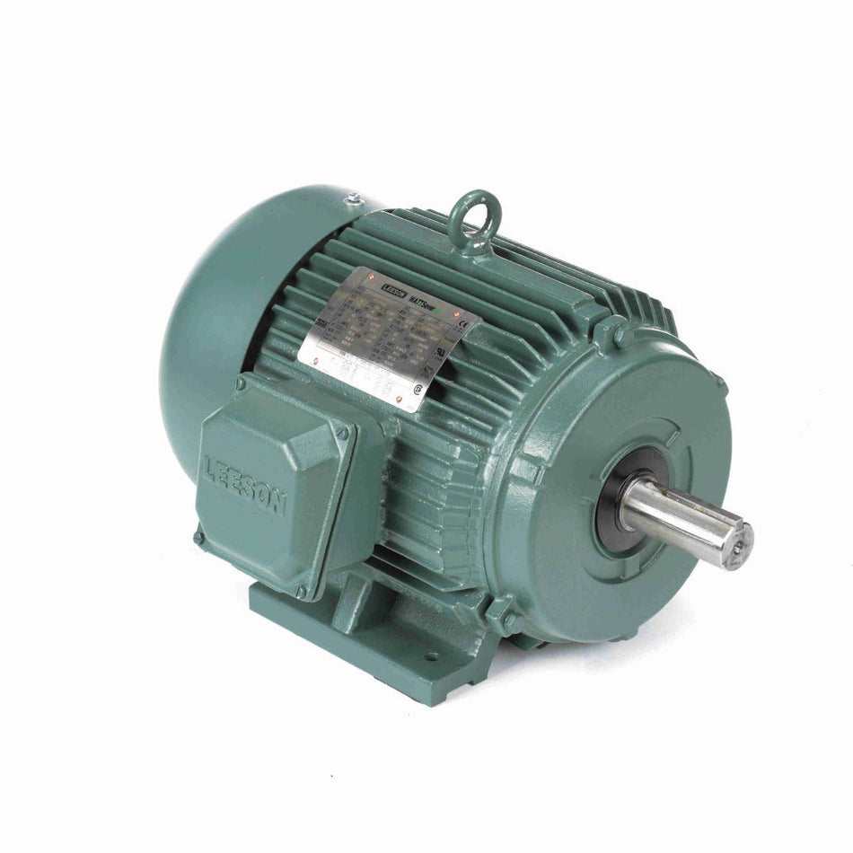 825403.00 Leeson Motor 3HP 900RPM 215T TEFC 208 - 230/460Volt 3 Phase - Square One Electric Motors & Pumps