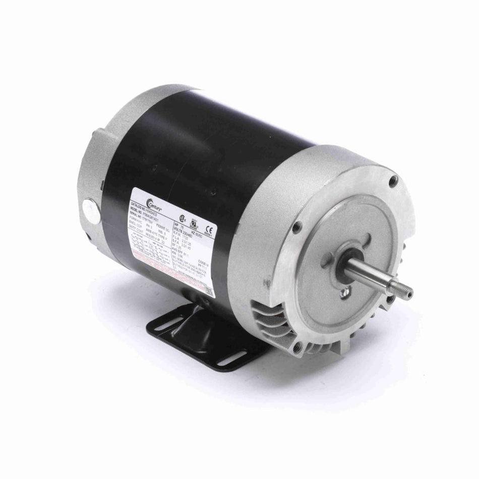 H045AES Century Motor 3/4HP 1725RPM H56J ODP 200 - 230/460 Volt 3 Phase - Square One Electric Motors & Pumps