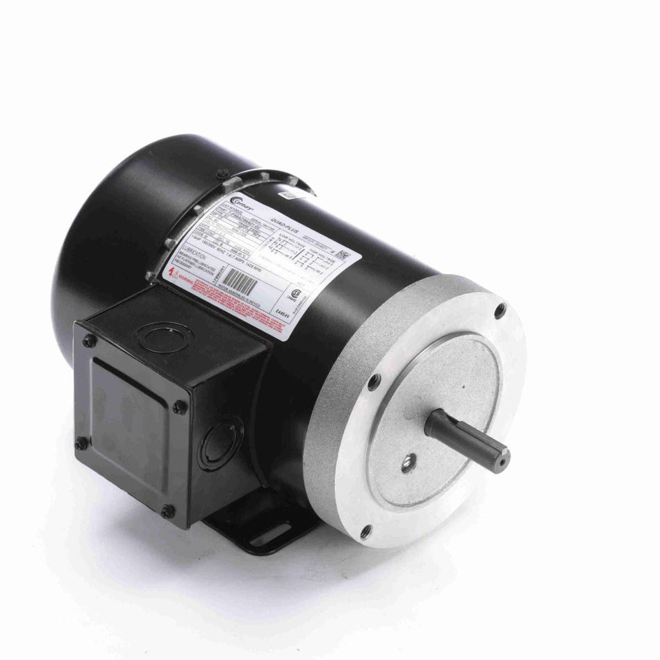 H1001 Century Motor 1/3HP 3450RPM J56C TEFC 208 - 230/460 Volt 3 Phase - Square One Electric Motors & Pumps