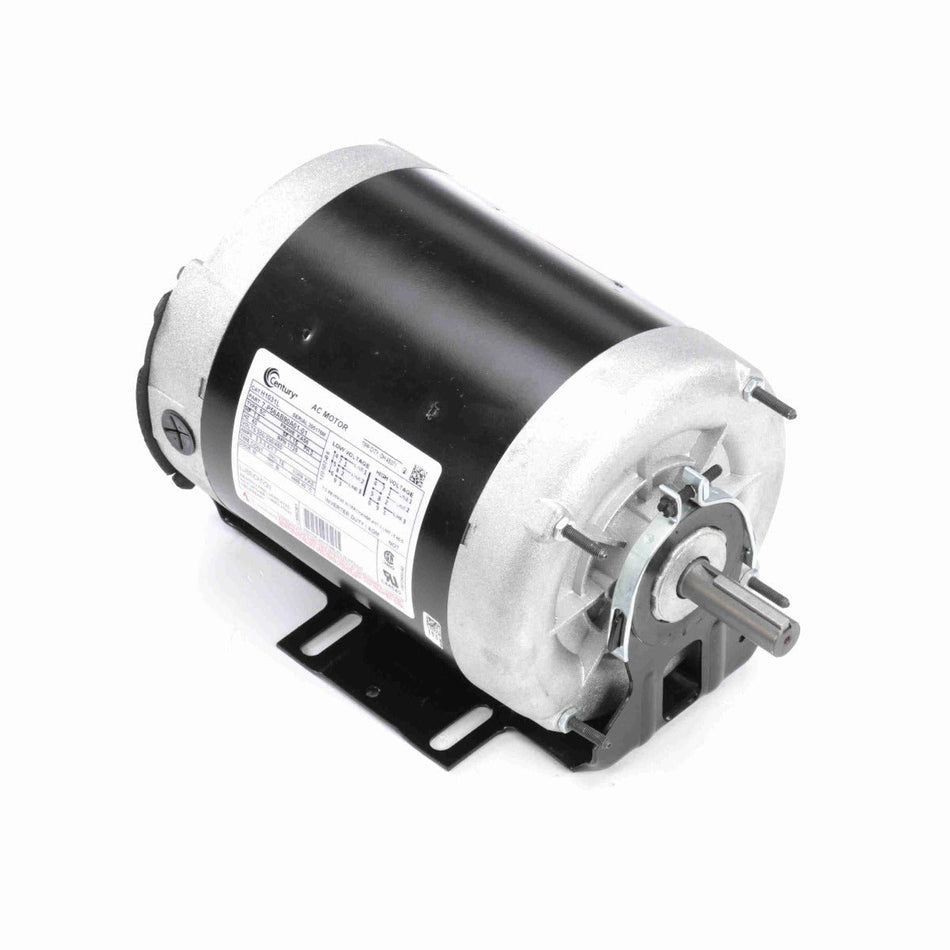 H1031L Century Motor 1HP 1725RPM KA56 TEAO 200 - 230/460 Volt 3 Phase - Square One Electric Motors & Pumps