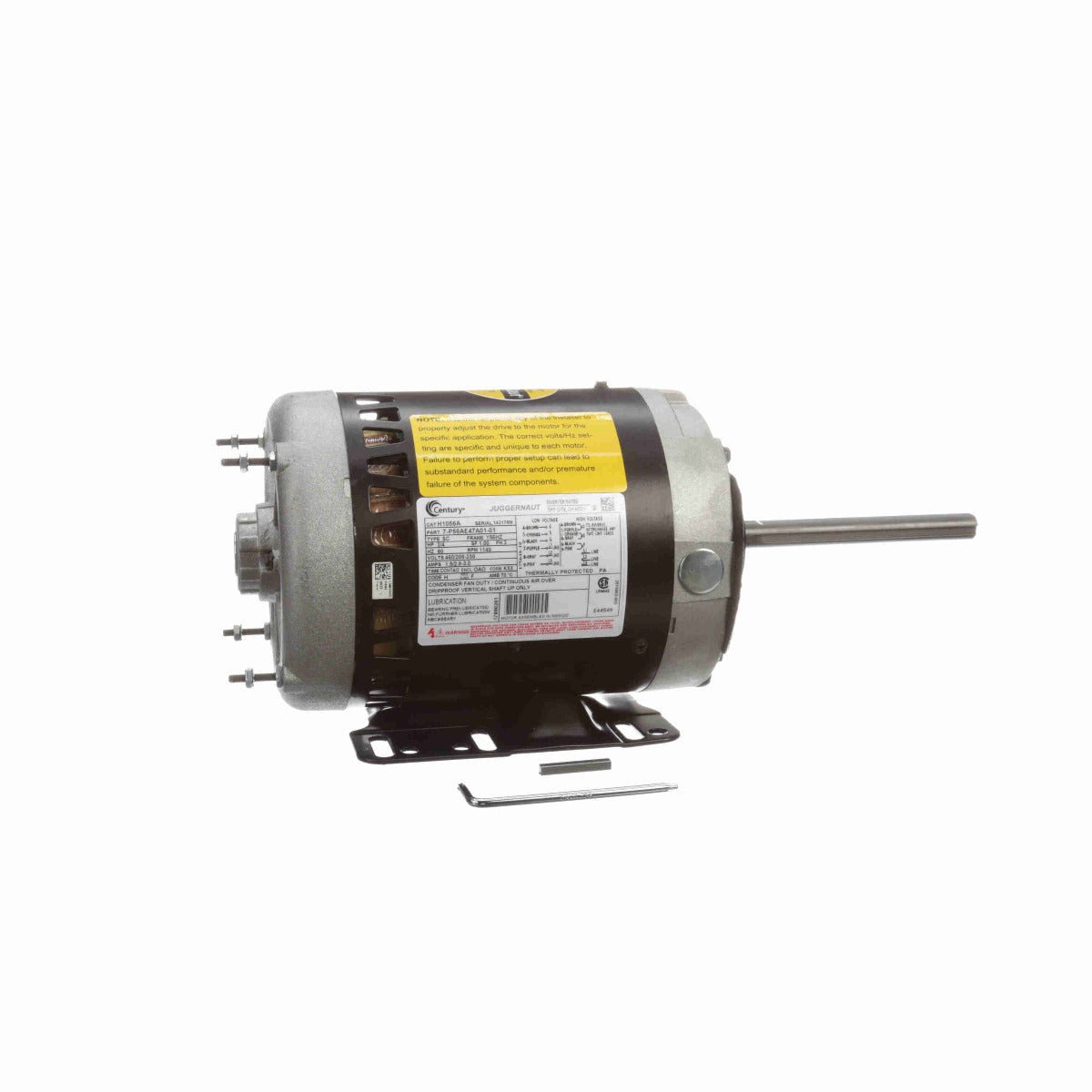 H1056AV1 Century Motor 3/4HP 1140RPM 56HZ OAO 208 - 230/460 Volt 3 Phase - Square One Electric Motors & Pumps