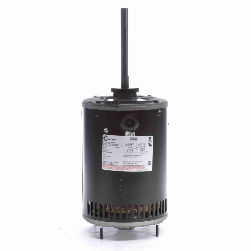 H667V1 Century Motor 1HP 1140RPM M56Y OAO 460/200 - 230 Volt 3 Phase - Square One Electric Motors & Pumps