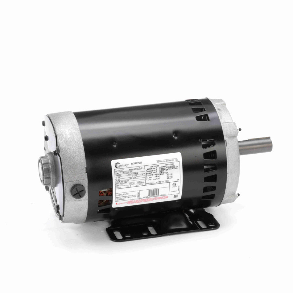 H757 Century Motor 3HP 3450RPM P56HZ ODP 208 - 230/460 Volt 3 Phase - Square One Electric Motors & Pumps
