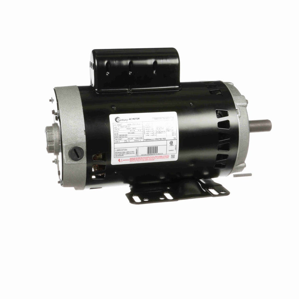 H847 Century Motor 5HP 3450RPM Y56HZ ODP 460/208 - 230 Volt 3 Phase - Square One Electric Motors & Pumps