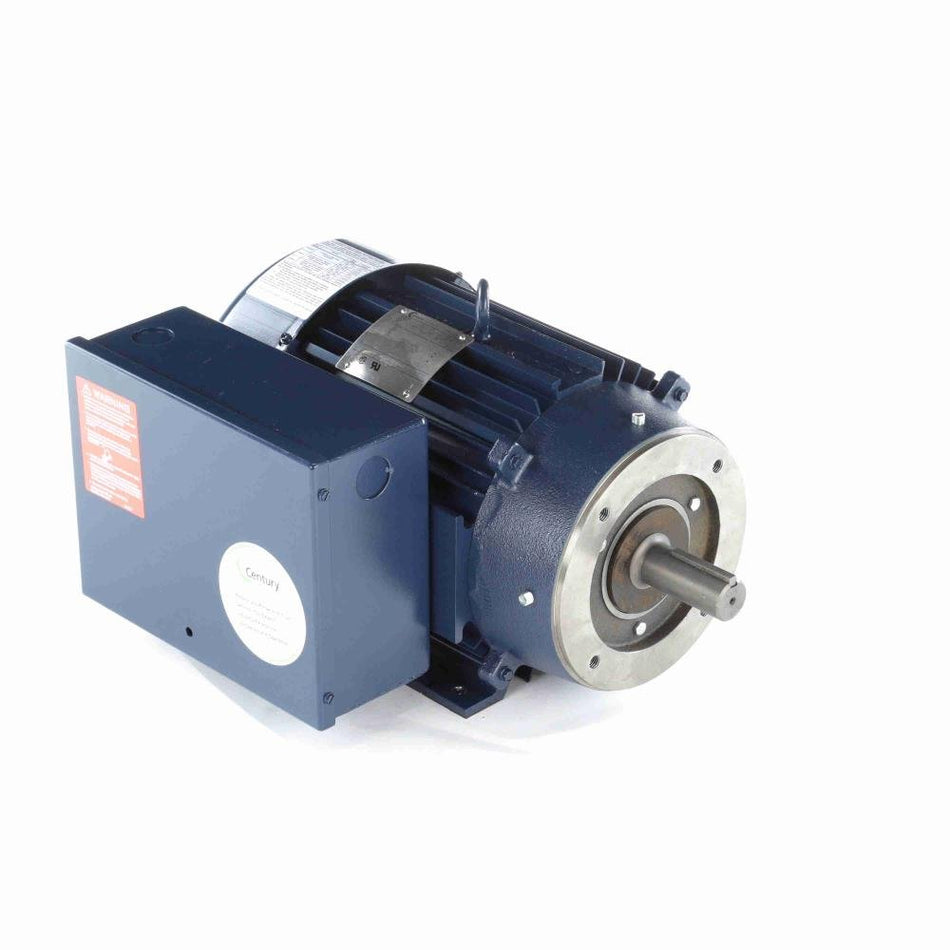 K301CM2 Century Motor 7.5HP 1740RPM F215TCZ TEFC 230 Volt 1 Phase - Square One Electric Motors & Pumps
