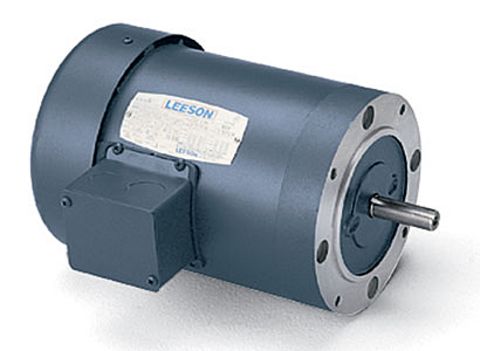 110047.00 Leeson Motor 3/4HP 1725RPM 56C TEFC 208 - 230/460V 3 Phase - Square One Electric Motors & Pumps