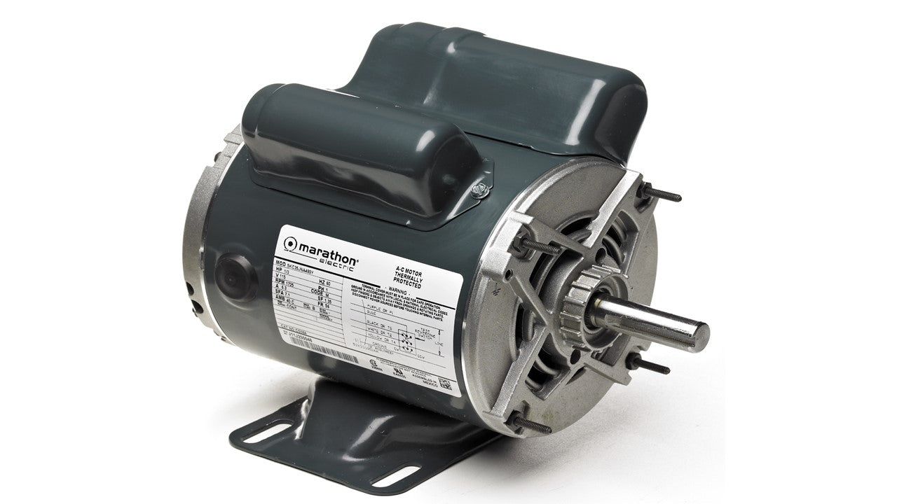 CG381 Marathon Motor 2HP 1800RPM 56HZ DP 115/208 - 230V 1 Phase 5KCR49WN0270T - Square One Electric Motors & Pumps