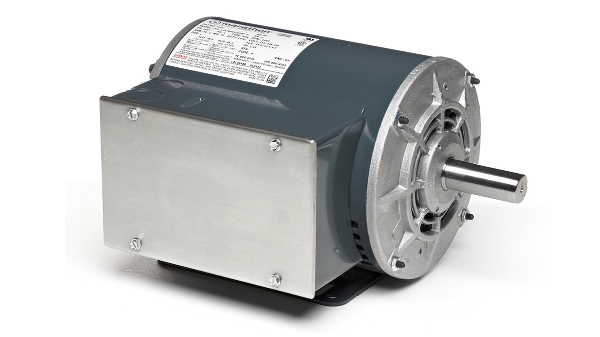 S011A Marathon Motor 1/3HP 1800RPM 48 DP 115/230V 1 Phase 048C17D2024 - Square One Electric Motors & Pumps