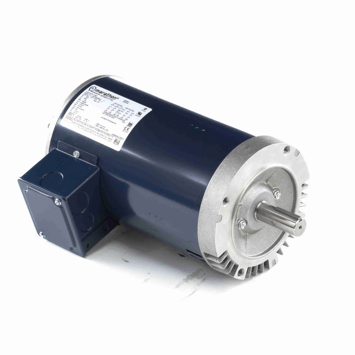 C150B Marathon Motor 1HP 1200RPM 145TC DP 208 - 230/460V 3 Phase 145TTDR16085 - Square One Electric Motors & Pumps
