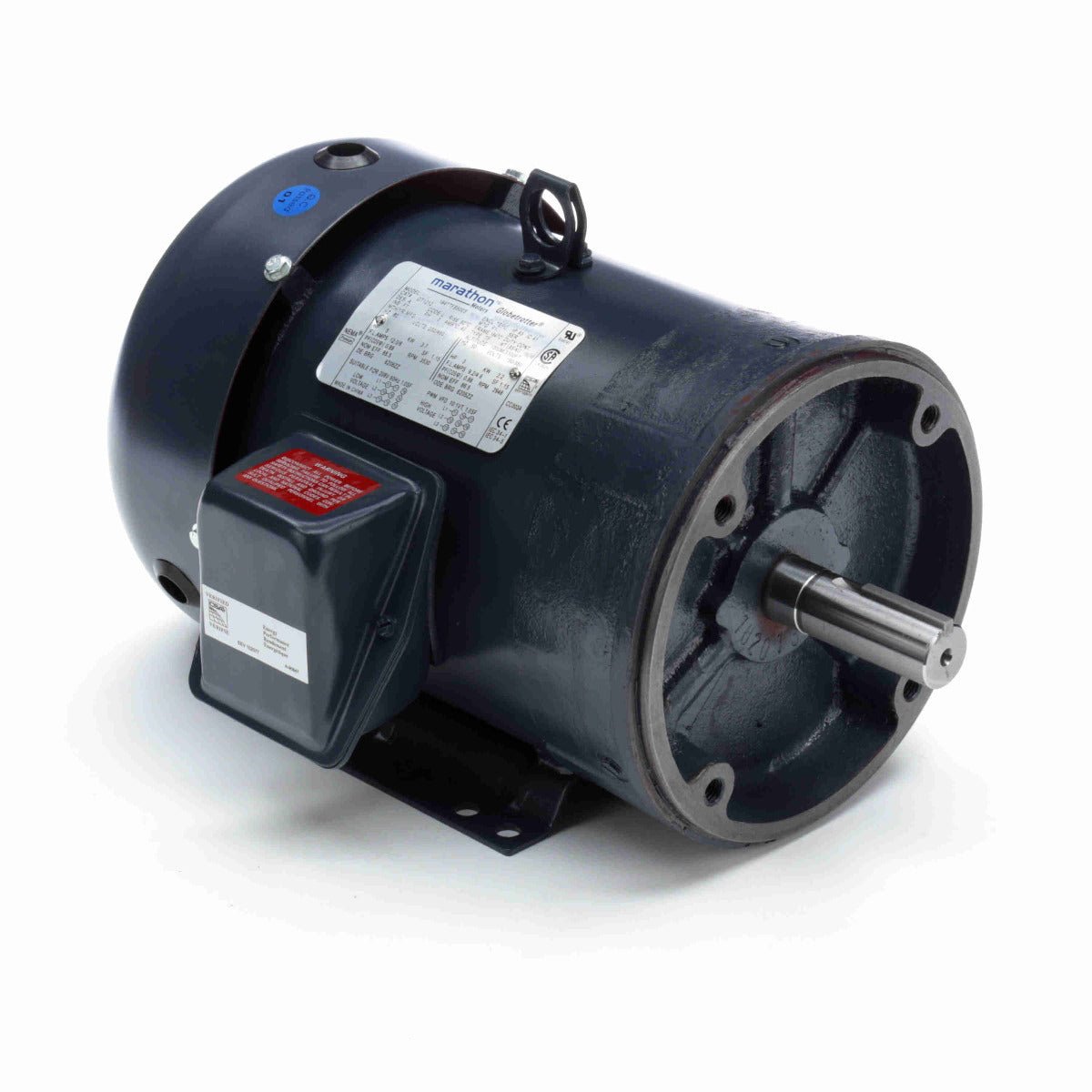 GT1412A Marathon Motor 5HP 3600RPM 184TC TEFC 575V 3 Phase 184TTFB6007 - Square One Electric Motors & Pumps