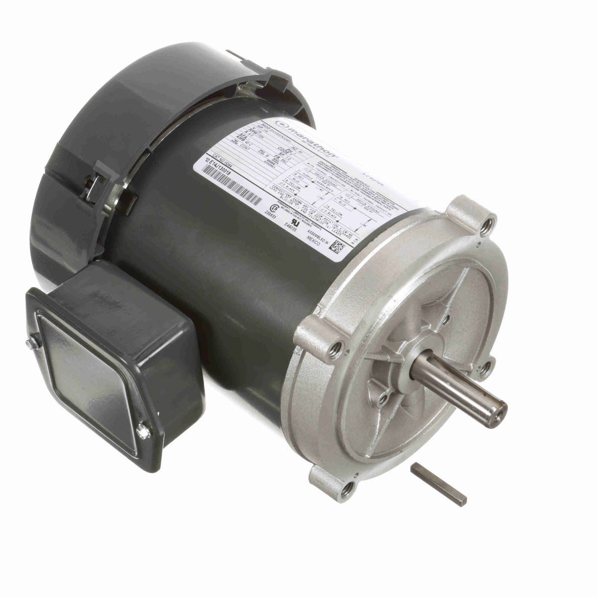 H244 Marathon Motor 1/6HP 1725RPM 56C TEFC 115V 1 Phase 5KH32EN124 - Square One Electric Motors & Pumps