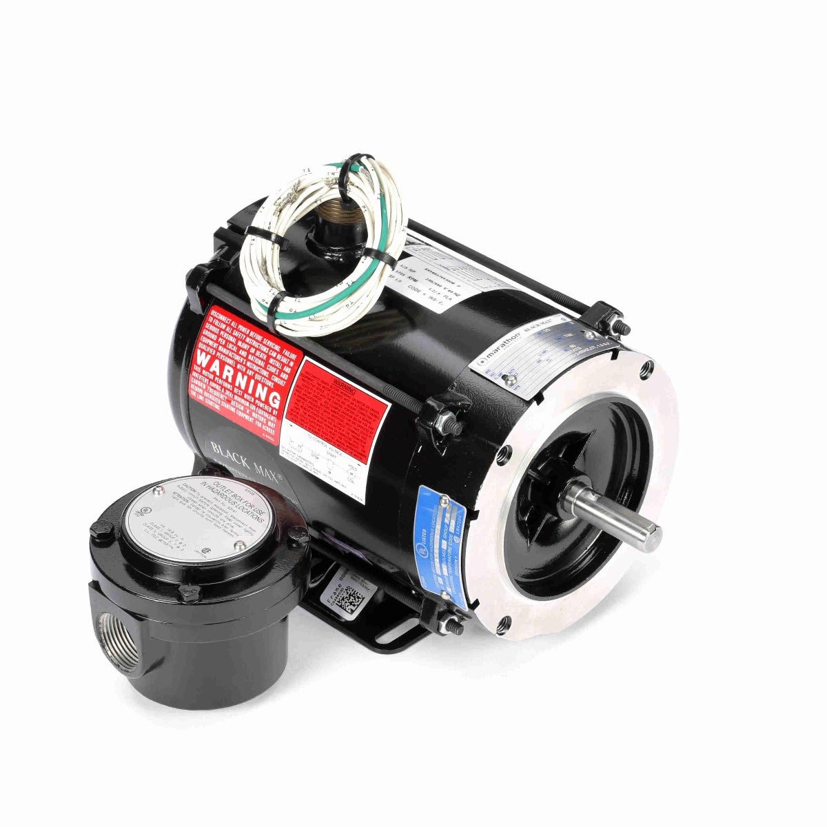 Y601 Marathon Motors 1/3HP 1800RPM 56C EPNV 230/460V 3 Phase - Square One Electric Motors & Pumps
