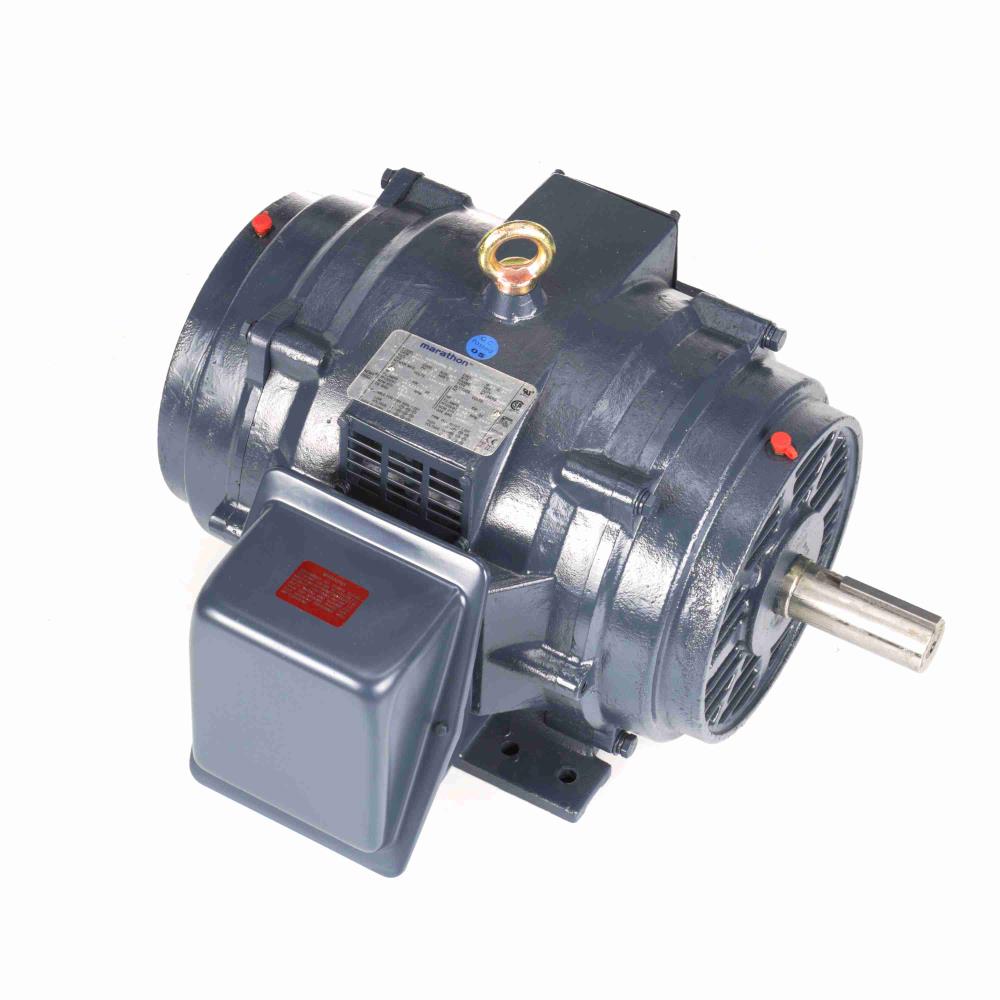 GT0061 Marathon Motor 20HP 3600RPM 254T DP 208 - 230/460V 3Ph 254TTDBD6001BB - Square One Electric Motors & Pumps