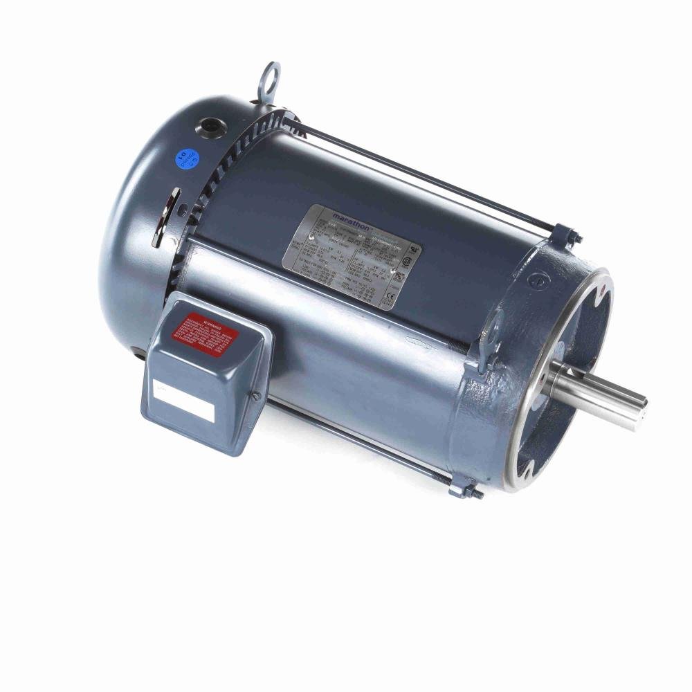 GT1314A Marathon Motor 5HP 1200RPM 215TC TEFC 230/460V 3 Phase 215TTFBD6079BC - Square One Electric Motors & Pumps