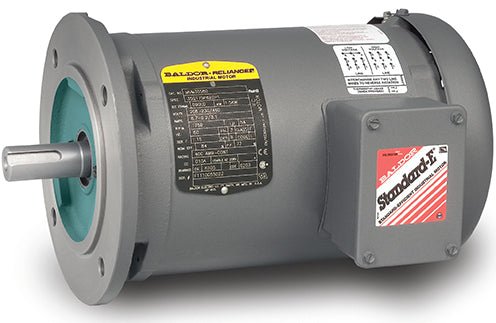 EMVM3545D Baldor IEC Motor 1HP 3600RPM D80D TEFC 230/460 Volt 3 Phase 34H339 - 3226G1 - Square One Electric Motors & Pumps