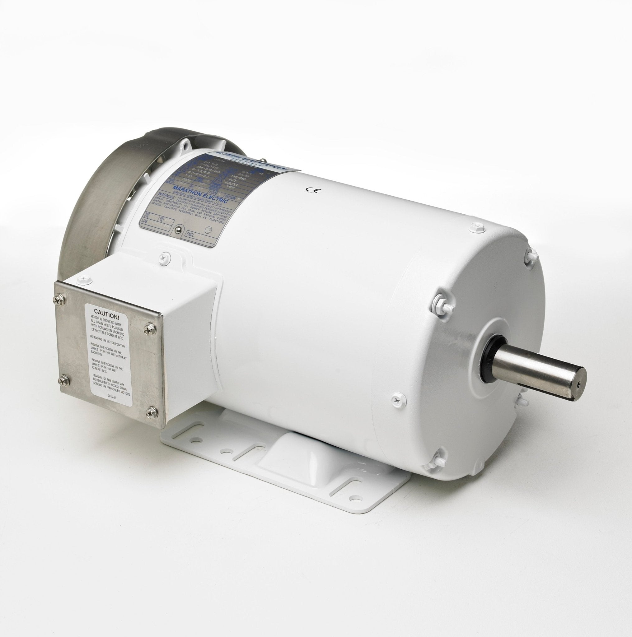 N313 Marathon Motor 3 HP | Washdown | Square One Electric – Square One ...