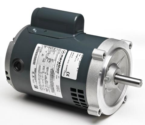 O217 Marathon Motor 1HP 3600RPM 56C DP 115/208 - 230V 1 Phase 056C34D2105 - Square One Electric Motors & Pumps