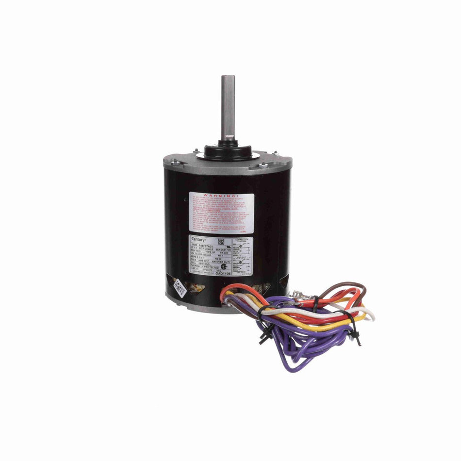 OAD1106 Century Motor 1HP 1075RPM 48Y SEMI ENCL 208 - 230/460 Volt 1 Phase - Square One Electric Motors & Pumps