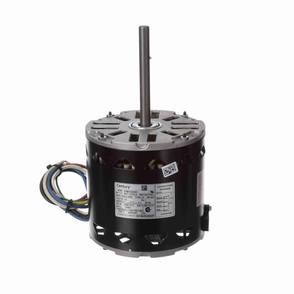 OCB4036SP Century Motor 1/3HP 1050RPM 48Y OPEN 115 Volt 1 Phase - Square One Electric Motors & Pumps
