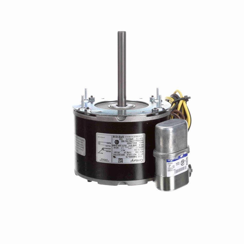 OFE1016 Century Motor 1/5HP 1080RPM 48Y ENCLOSED 230 Volt 1 Phase - Square One Electric Motors & Pumps