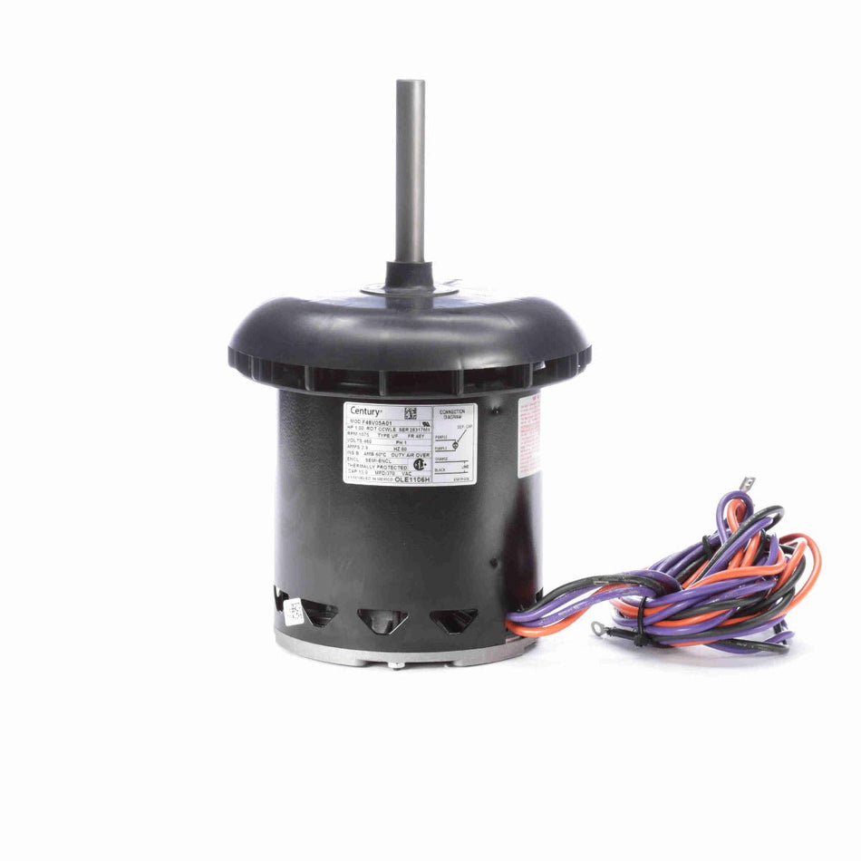 OLE1106H Century Motor 1HP 1075RPM 48Y SEMI ENCL 460 Volt 1 Phase - Square One Electric Motors & Pumps