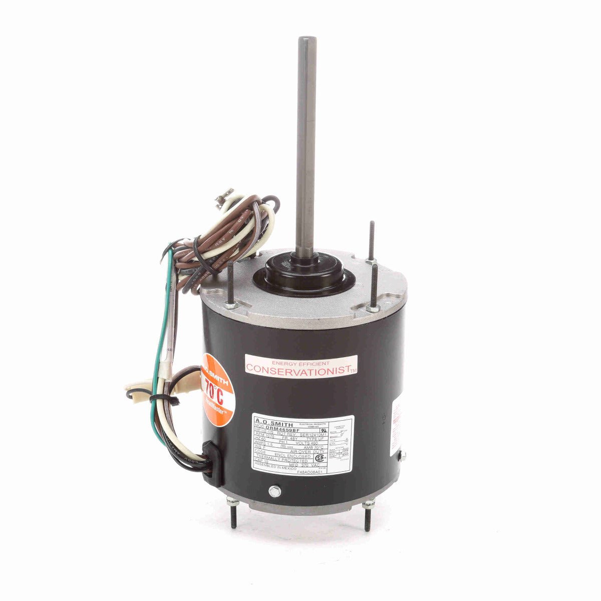 ORM4659BF Century Motor 1/2 - 1/5HP 1075RPM 48 ENC 460 Volt 1 Phase - Square One Electric Motors & Pumps