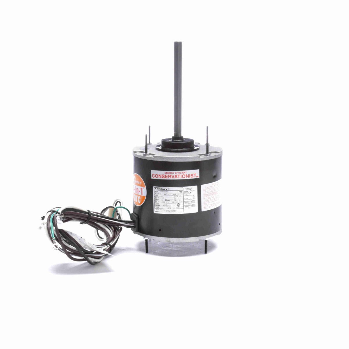 ORM4688BF Century Condenser Motor 1/3 - 1/6HP 825RPM 48 ENC 460V 1 Phase - Square One Electric Motors & Pumps