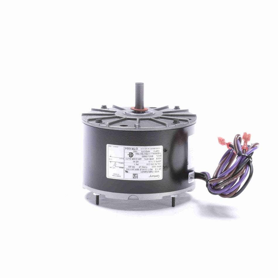 OTR1004 Century Motor 1/8HP 1650RPM 48Y ENCLOSED 200 - 230 Volt 1 Phase - Square One Electric Motors & Pumps