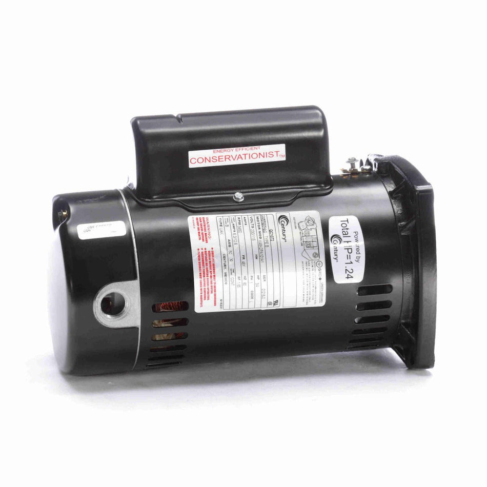 QC1072 Century Motor 3/4HP 3450RPM 48Y ODP 115/230 Volt 1 Phase - Square One Electric Motors & Pumps