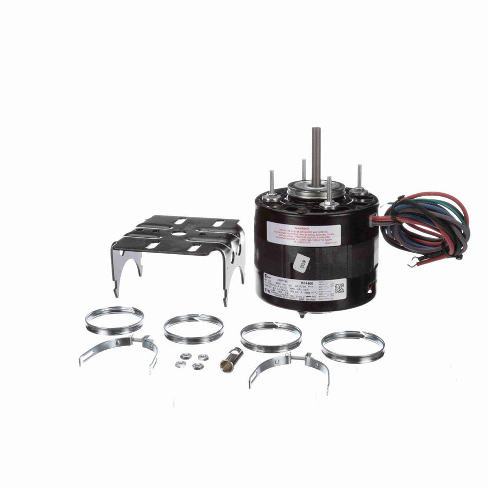 RF4400 Century Motor 1/10HP 1550RPM 42Y OPEN 115/208 - 230 Volt1 Phase - Square One Electric Motors & Pumps