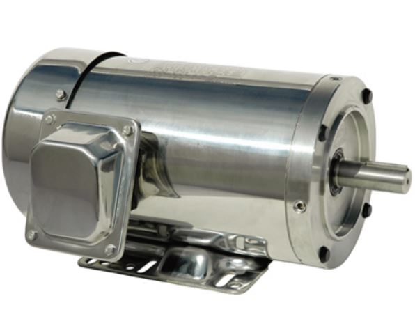 PESS56C1M - 2 North American Motor 1hp 3600 56C TEFC 208 - 230/460V 3 Phase - Square One Electric Motors & Pumps