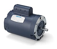 100361.00 Leeson AC Motor 1/4HP 1725RPM 48 TENV 115/208 - 230V Single Phase - Square One Electric Motors & Pumps