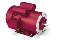 116486.00 Leeson Motor 1/2HP 1725RPM 56C TEFC 115/208 - 230V 1 Phase - Square One Electric Motors & Pumps