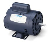 102911.00 Leeson AC Motor 1/3HP 1725RPM 56 TENV 115/208 - 230V 1 Phase - Square One Electric Motors & Pumps