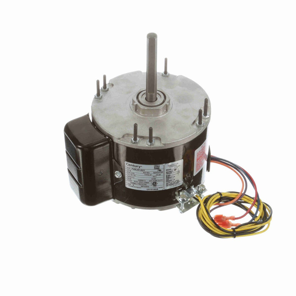 UH1016NB Century Motor 1/6HP 1075RPM 48Y ENCLOSED 115 Volt 1 Phase - Square One Electric Motors & Pumps
