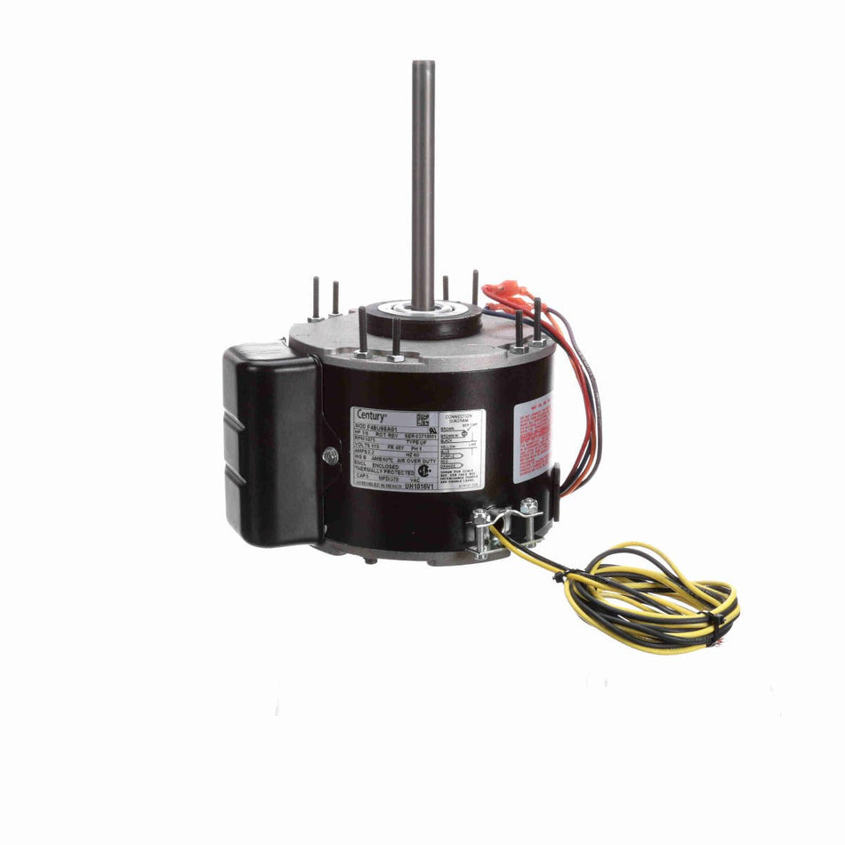 UH1016V1 Century Motor 1/6HP 1075RPM 48Y ENCLOSED 115Volt 1 Phase - Square One Electric Motors & Pumps